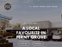 Tablet Screenshot of fernygrovetavern.com.au